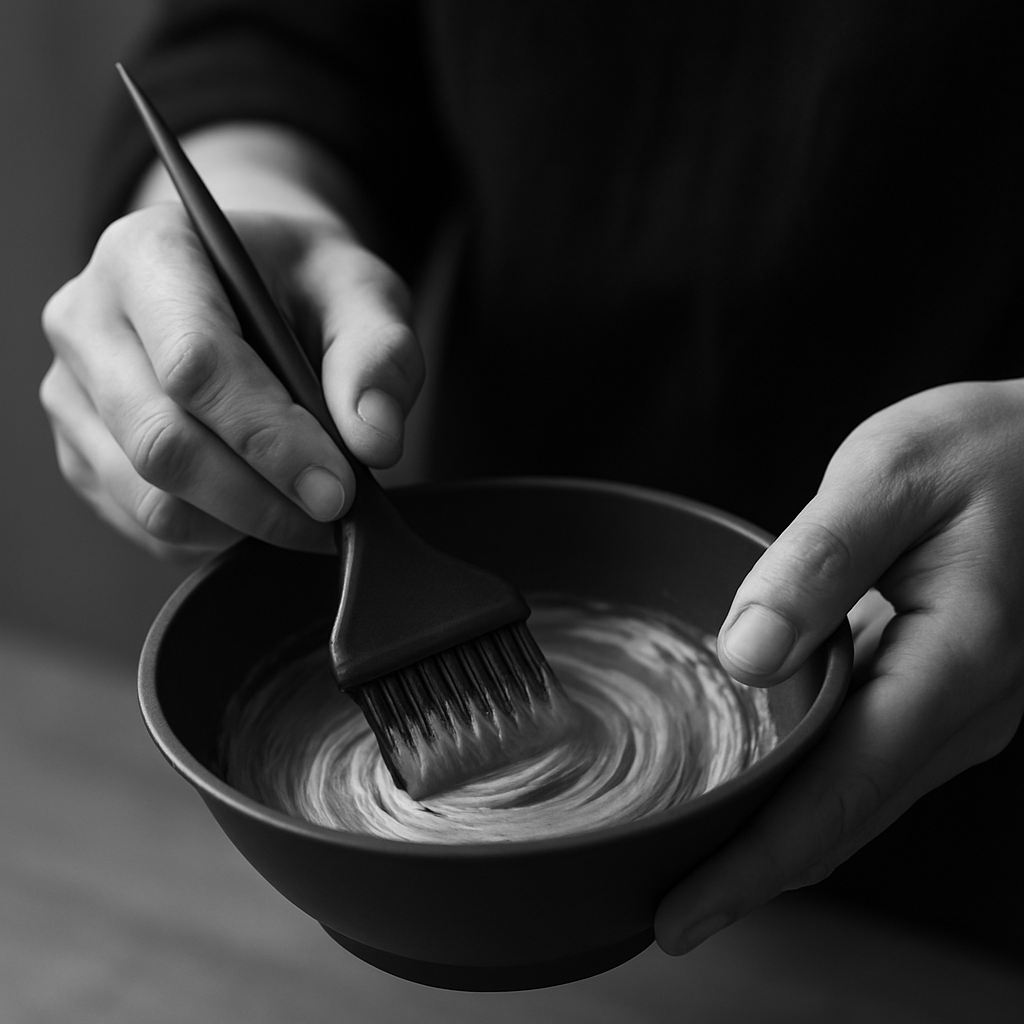 Mixing custom color with a tint brush
